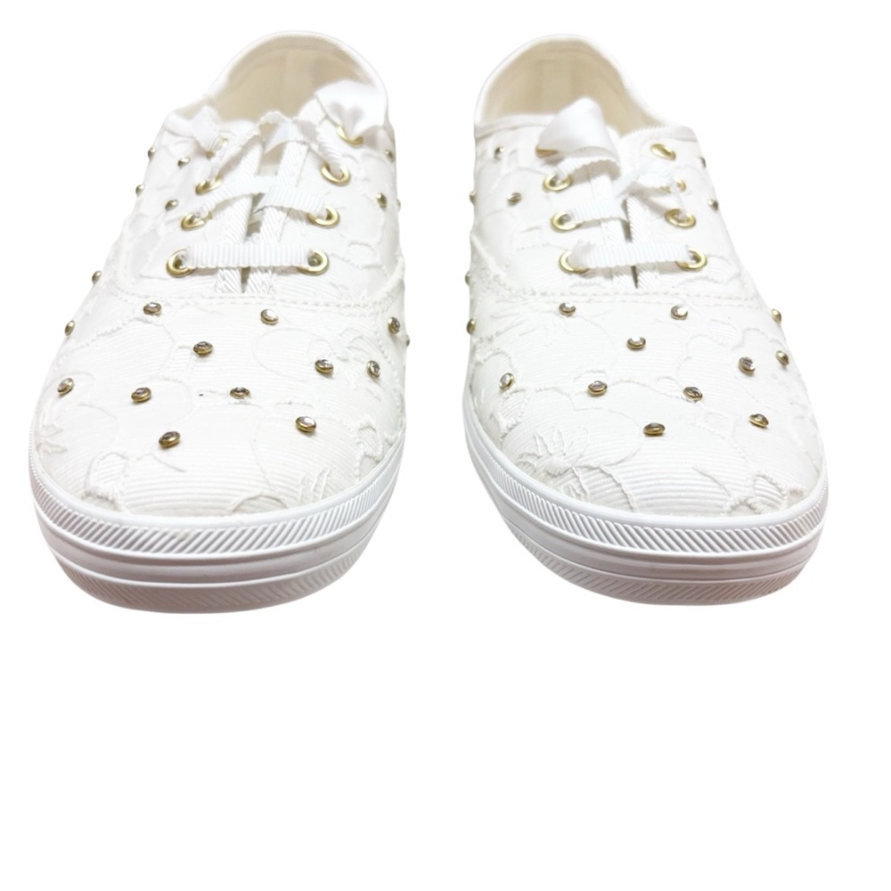 Keds X Kate Spade New York Champion Bridal Lace Sneakers White WF64678 Size 8 - Picture 3 of 11
